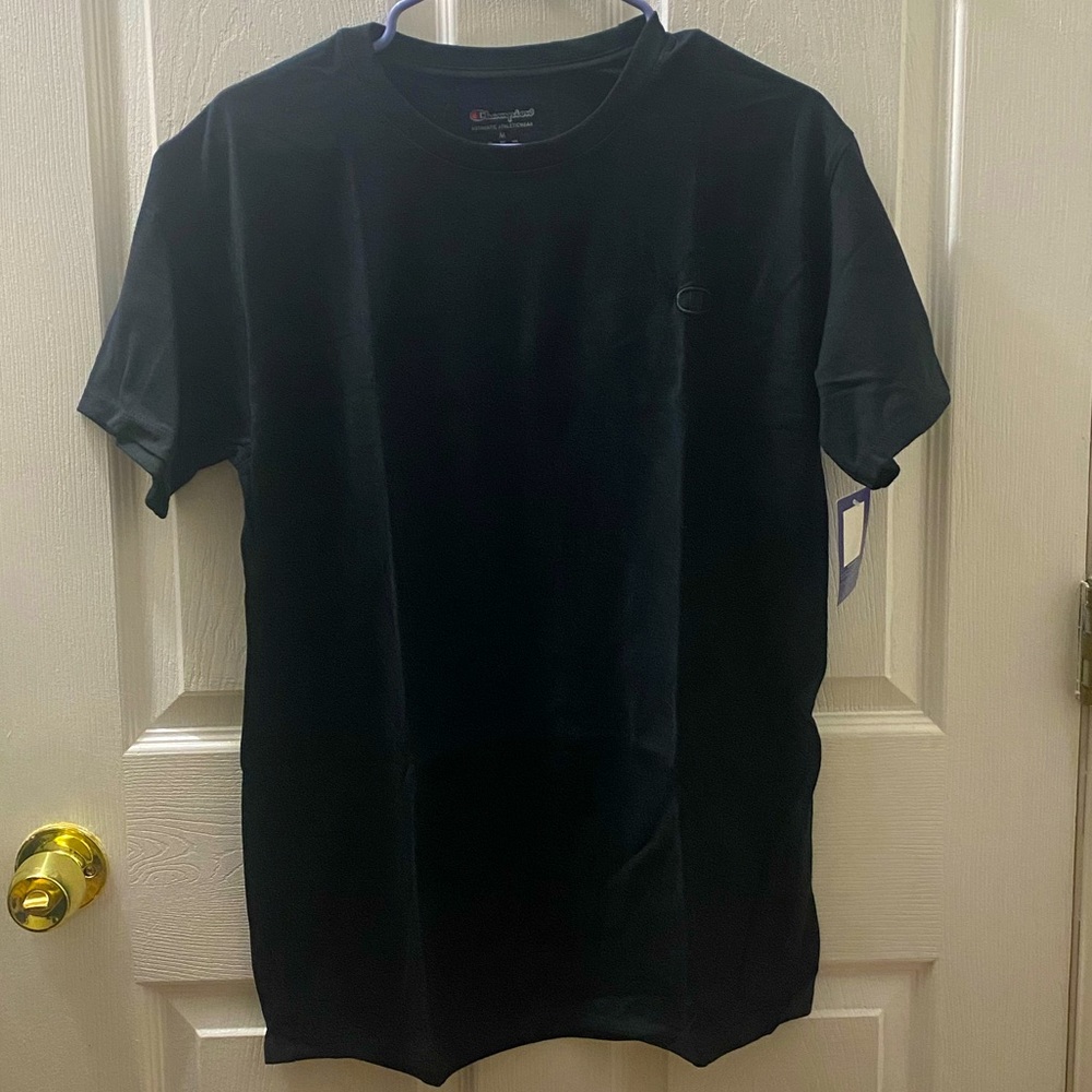 CHAMPION BLACK T-SHIRT